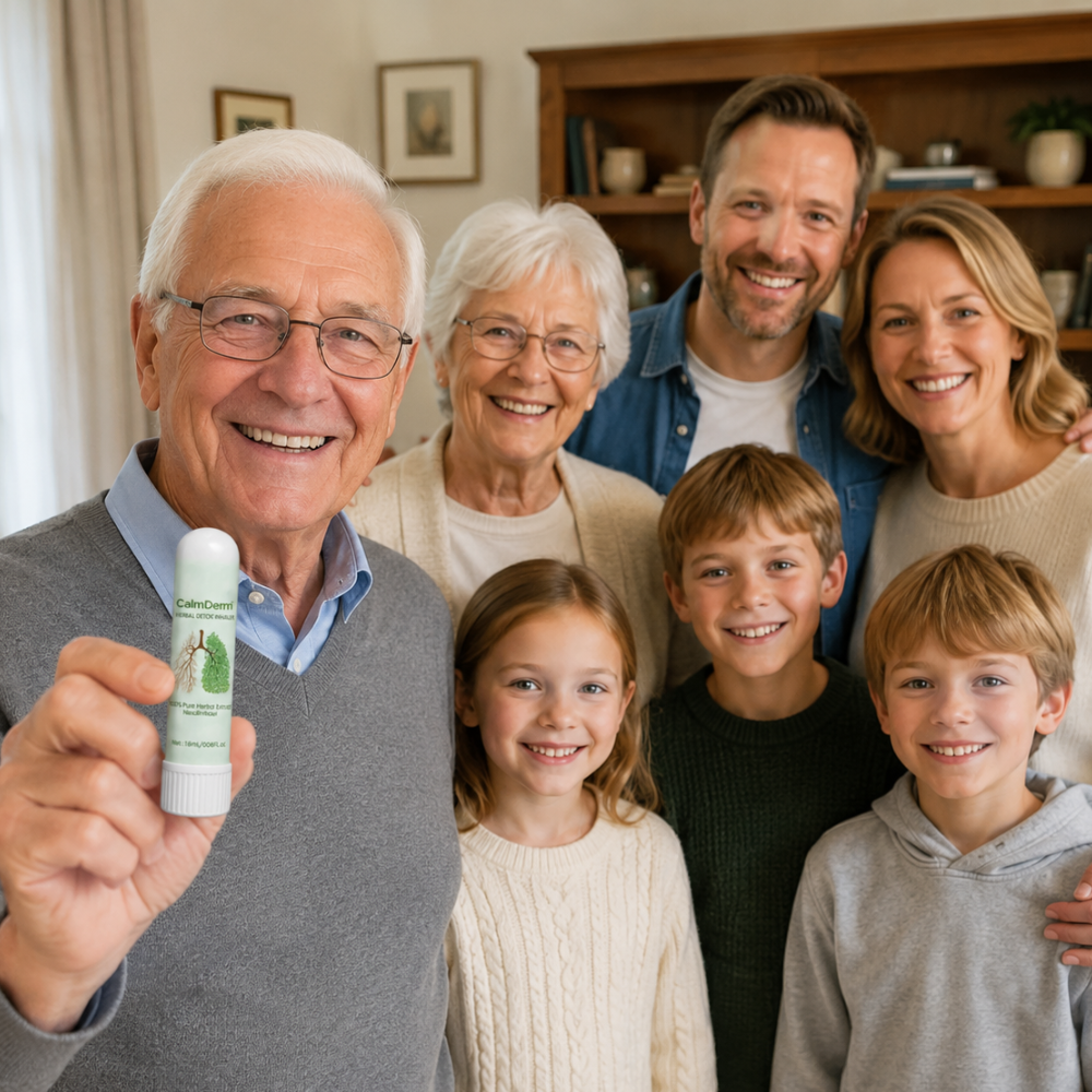 CalmDerm™ plant-based botanical inhalation device