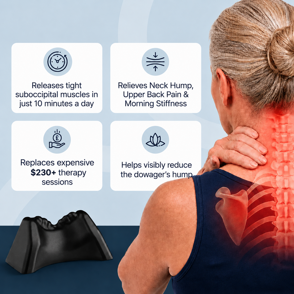 OrthoLign™ medical-grade foam neck tool