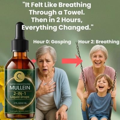 Second Breath mullein drops with vegetable glycerin base