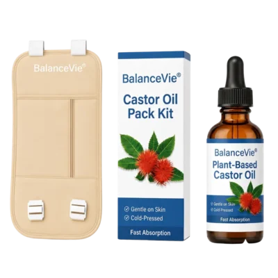 BalanceVie® castor oil pack with organic cotton core