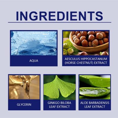 PureCirculin™ non-sticky leg cream