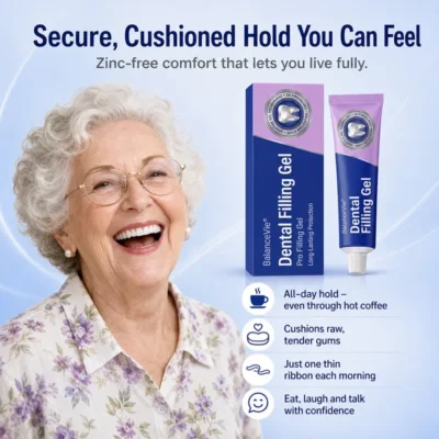 BalanceVie® Dental Filling Gel with natural gum-based ingredients