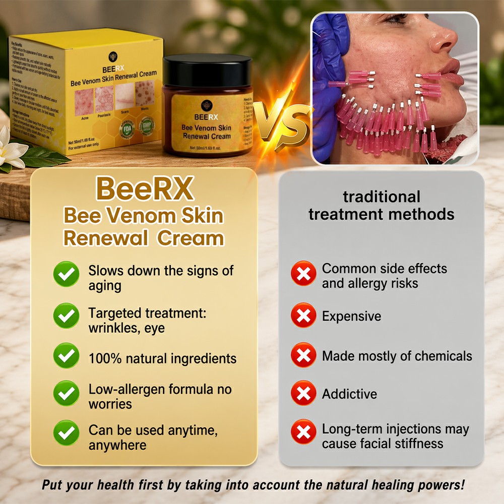 BEERX Bee Venom Skin Renewal Cream for daily skincare