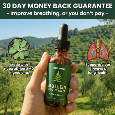 Holivaro mullein and chlorophyll drops