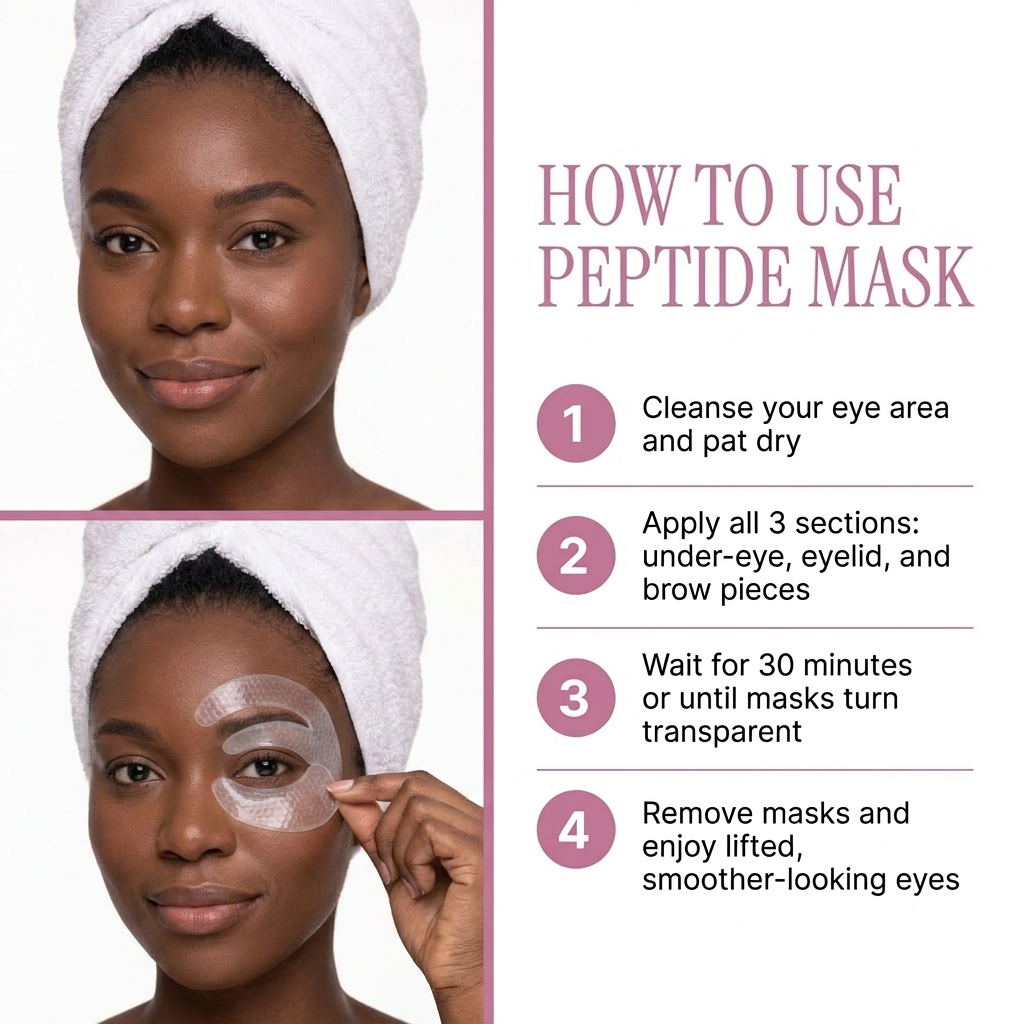 SKULTA peptide hydrogel eye patches