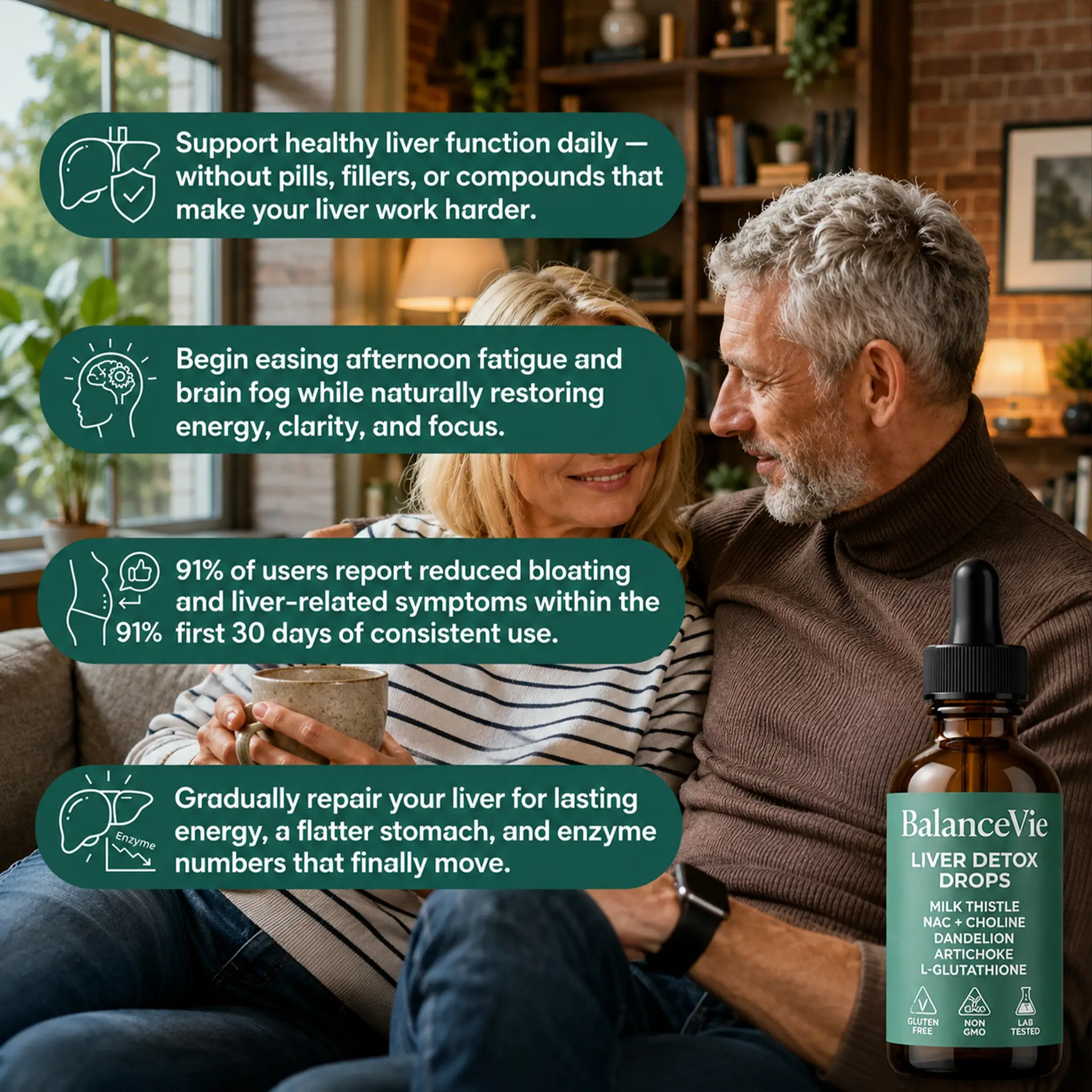 BalanceVie Liver Detox Drops Complete Liver Support